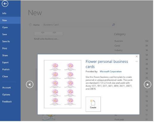 How To Print Business Cards In Word Front And Back Design Talk