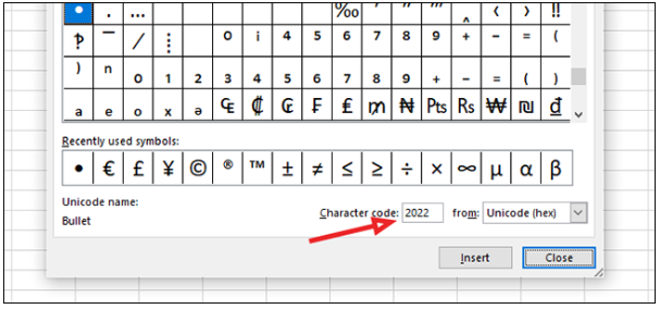 How to insert bullet in Excel | WPS Office Academy