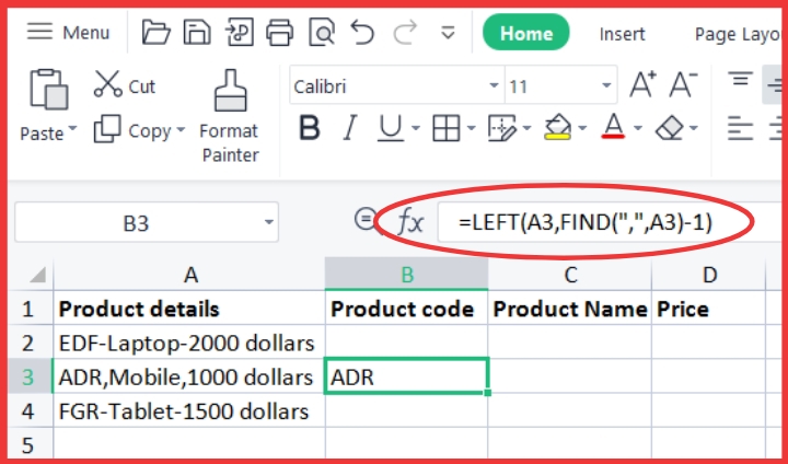 how-to-split-a-text-with-specific-character-in-excel-wps-office-academy