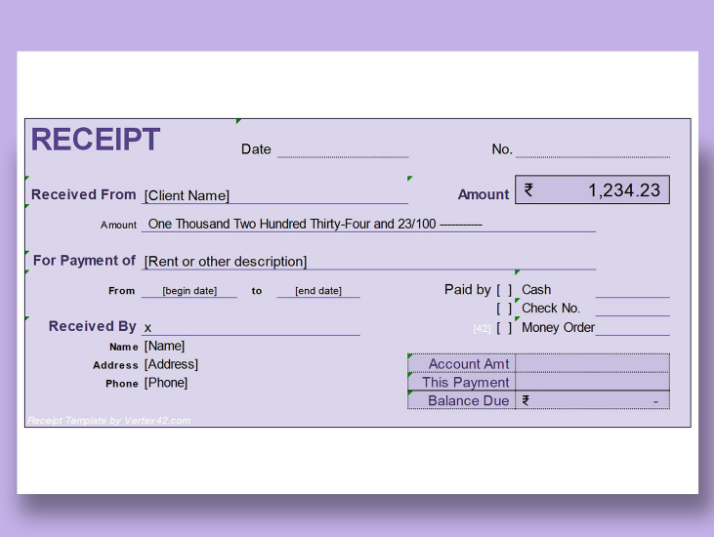 best receipt template word free download and save money by wps office wps office academy