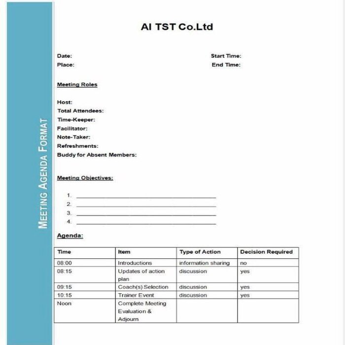 Wps And Its Various Meeting Agenda Templates Wps Office Academy