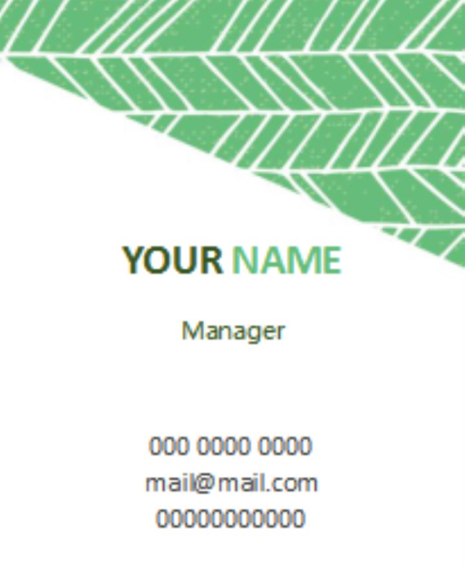 Professional ID Card Template Word Downloadable | WPS Office Academy