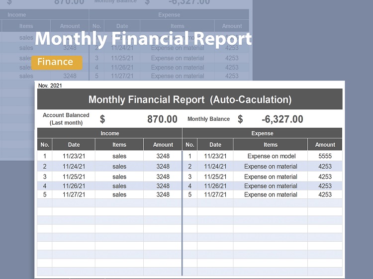Planning Excel Template
