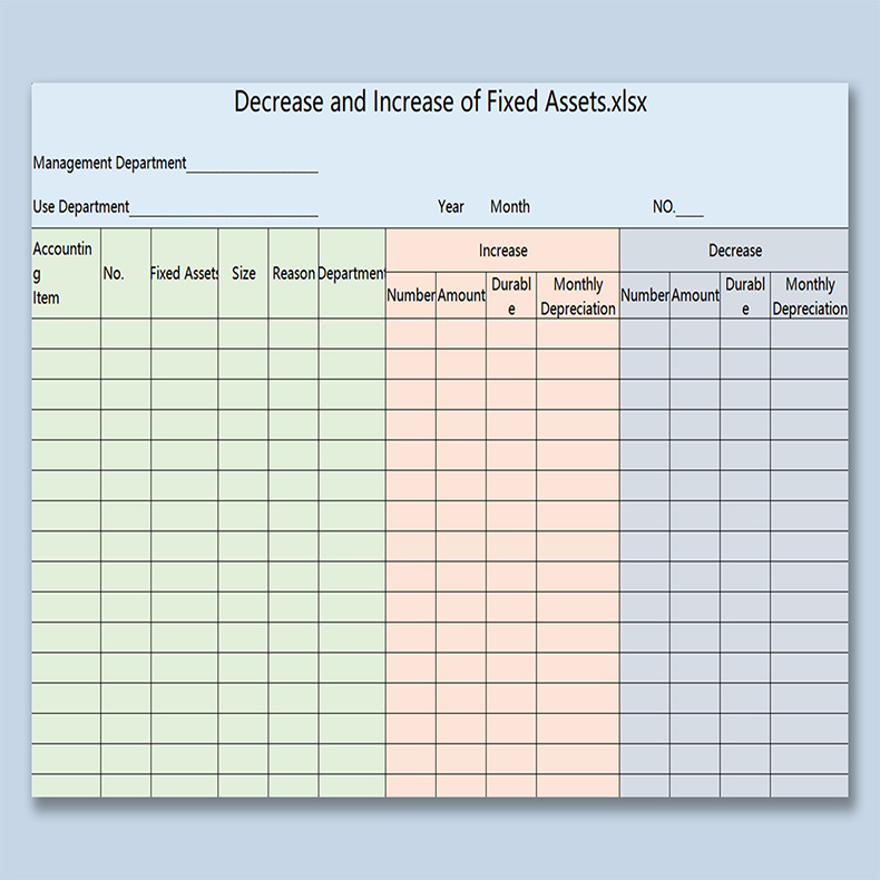 Top 10 fixed asset register template format for Excel free download 2025 | WPS Office Academy