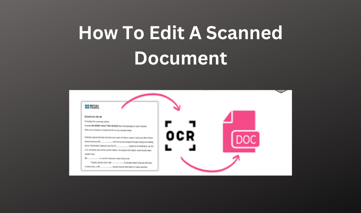 Edit A Scanned Document In 2024 | Best Methods