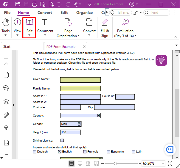 free software pdf form filler