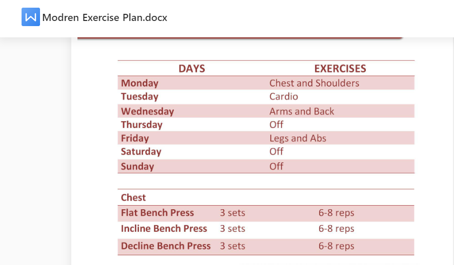 A Simple Guide to Creating a Custom Workout Plan WPS Office Academy