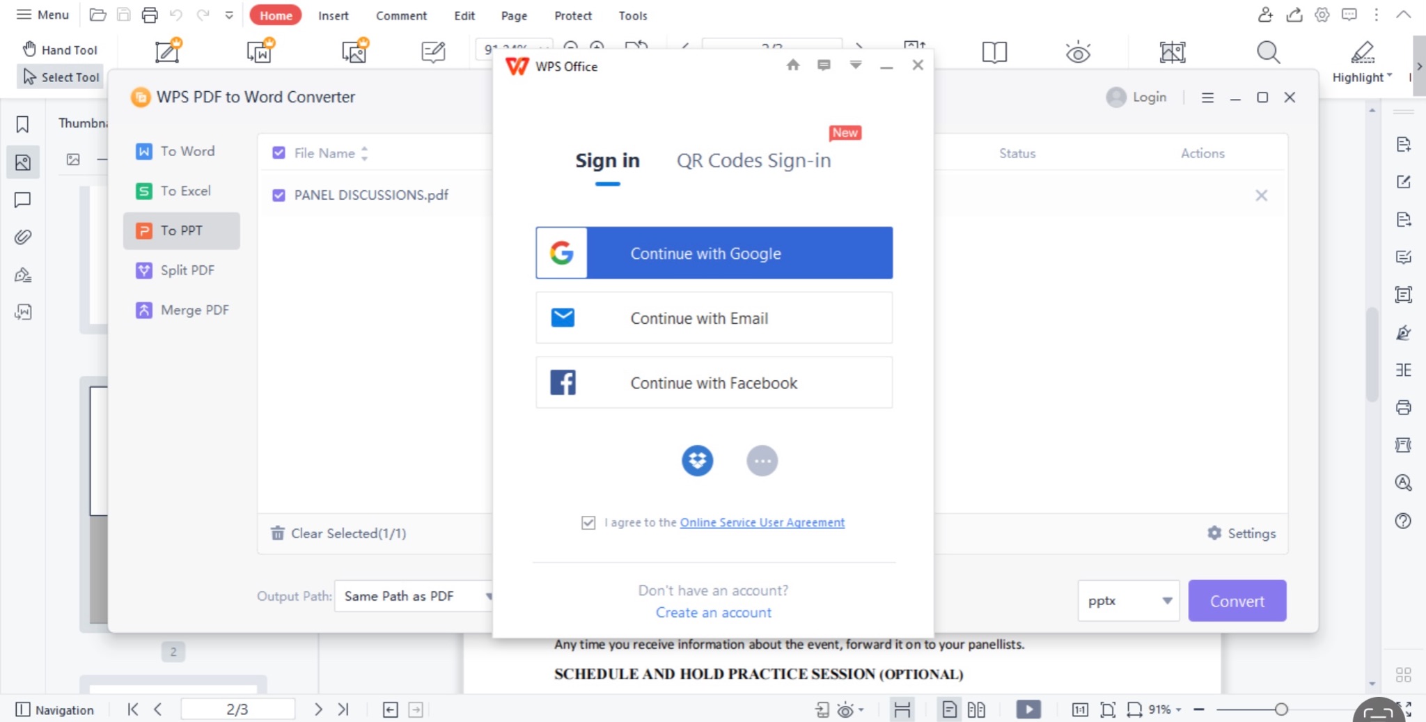 How to Convert PDF to Powerpoint Mac Using WPS Office WPS PDF Blog