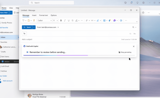 Microsoft 365 Copilot with Microsoft Outlook
