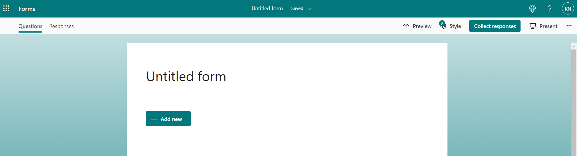 Microsoft Forms Untitled Form