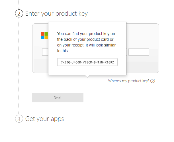 microsoft 365 product key