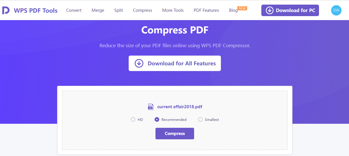 how to compress pdf to a smaller size