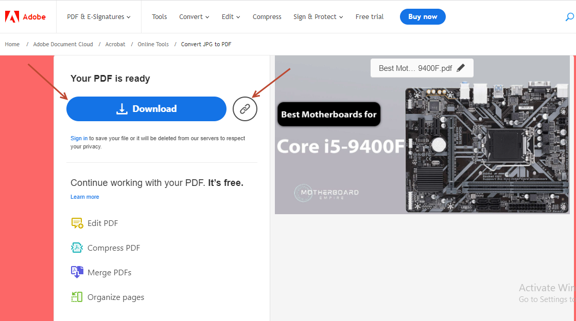 download pdf using adobe