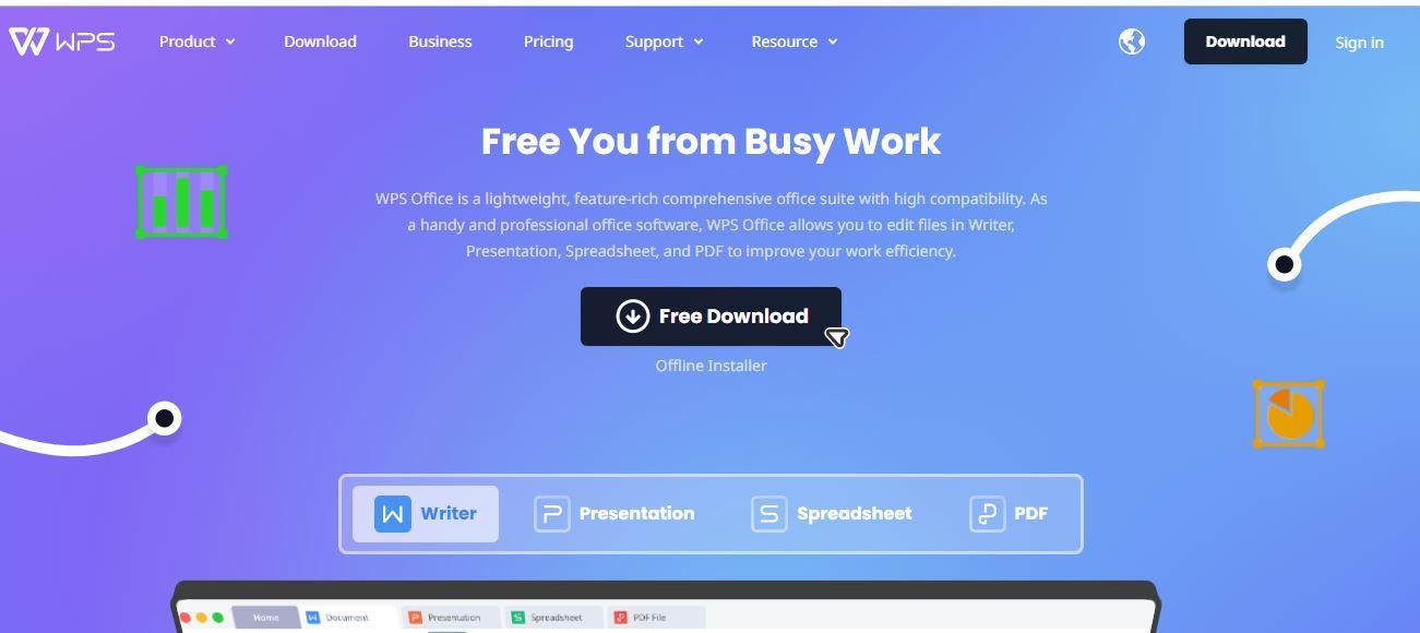 Free download WPS Writer