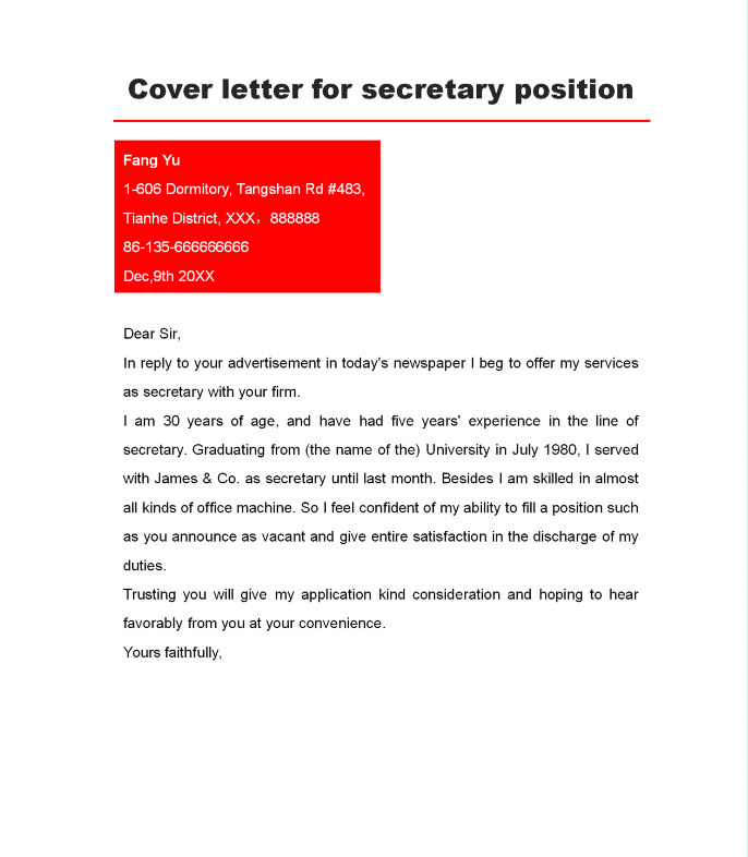 Best Free Cover Letter Template for 2025