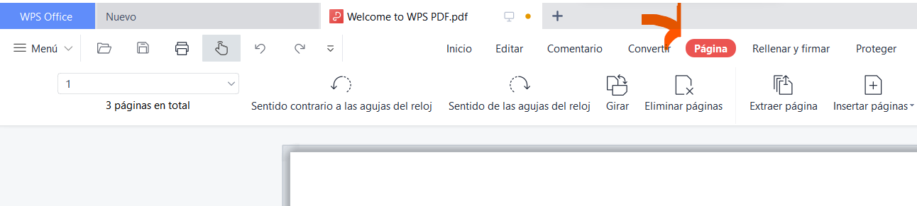 Haz clic en la pestaña 