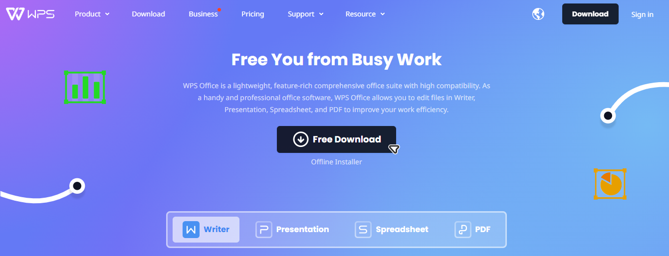 télécharger l'éditeur pdf gratuit de WPS Office