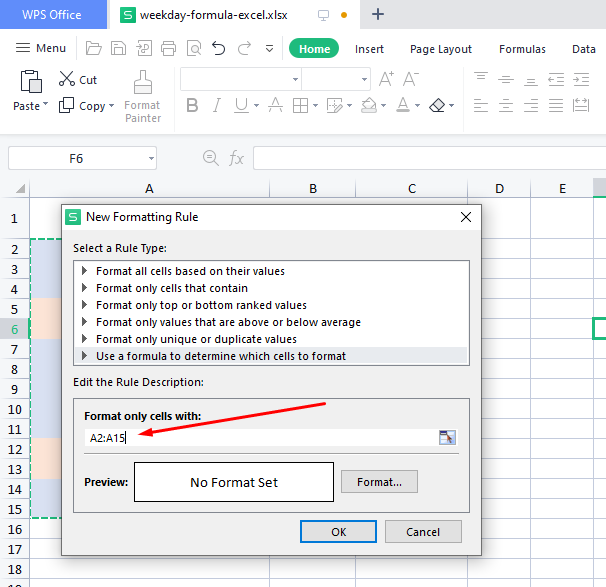How to Obtain Weekday Name from a Date in Excel (3 Easiest Ways) WPS