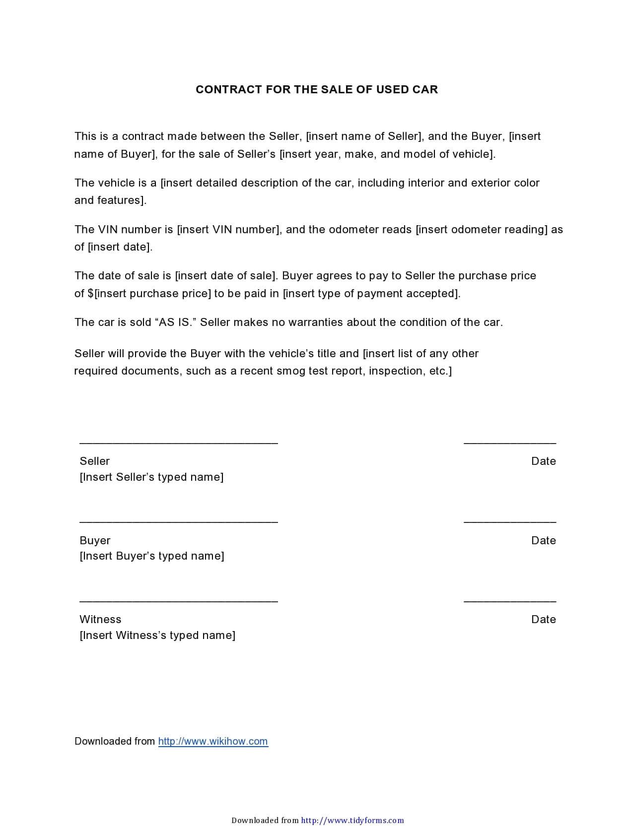Private Car Sale Contract Template PDF 2026 Ultimate Guide Private Car Sale Contract Template PDF 2026 Ultimate Guide