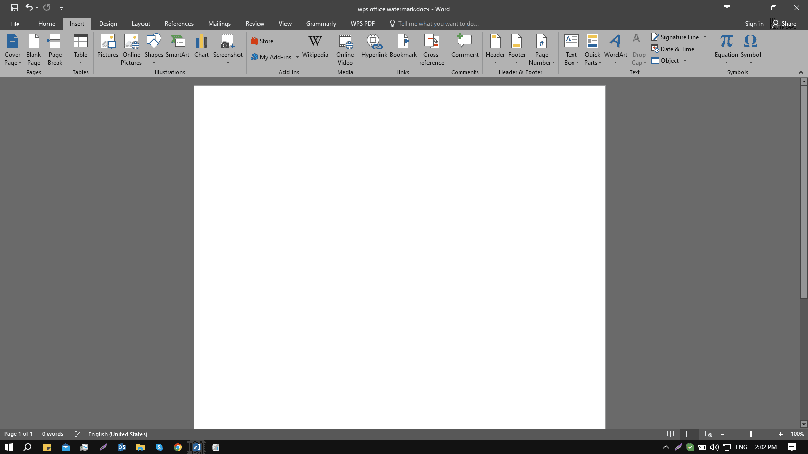 document without header