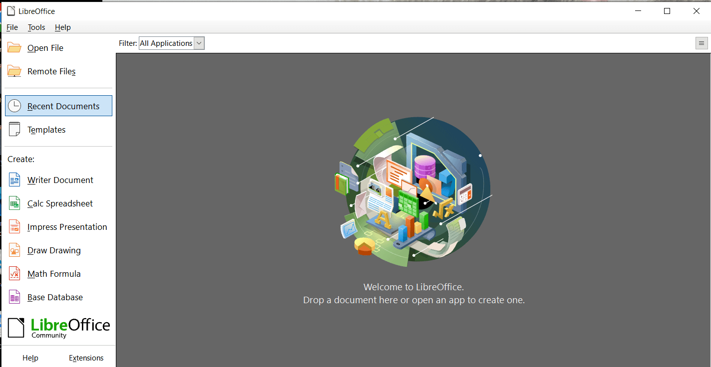 LibreOffice Interface