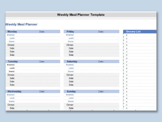 Meal plan template PDF 2023