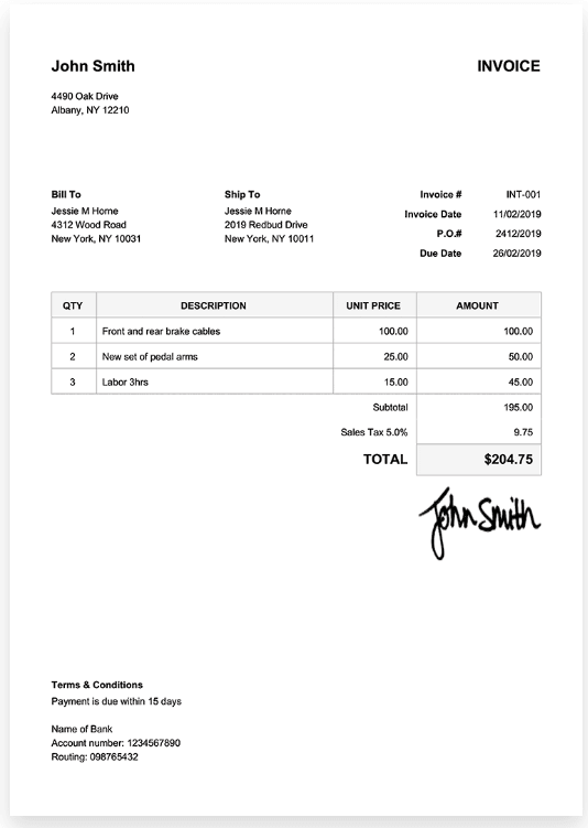 Classic White template