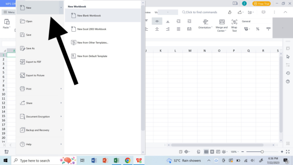 WPS Office New document