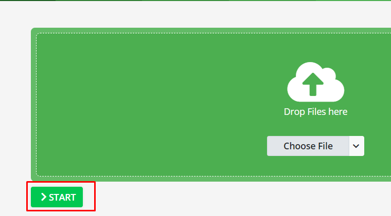 onlineconverter start button