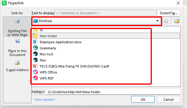  Browse and select the file