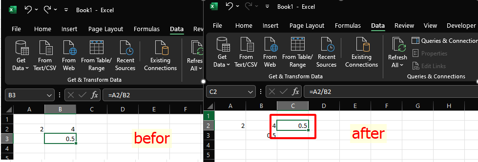 split the data result to form a new column