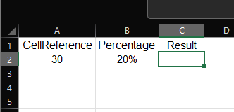 divide by the percentage.