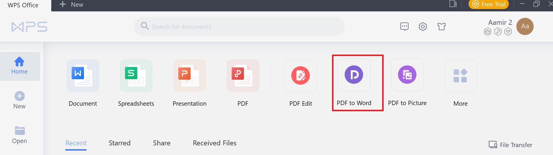 PDF to Word
