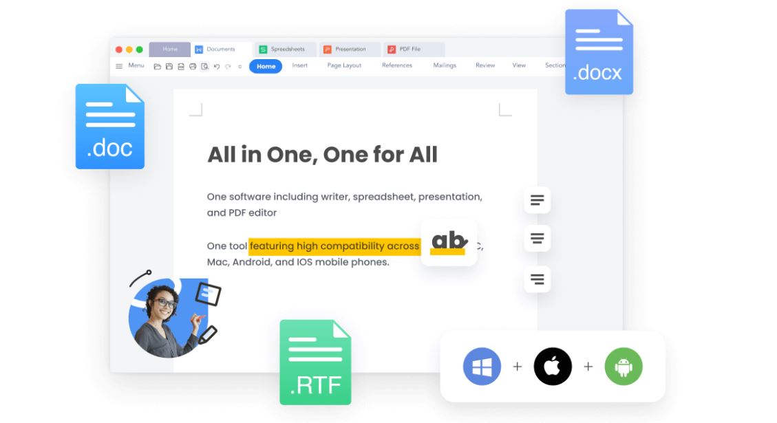 Supports different file formats