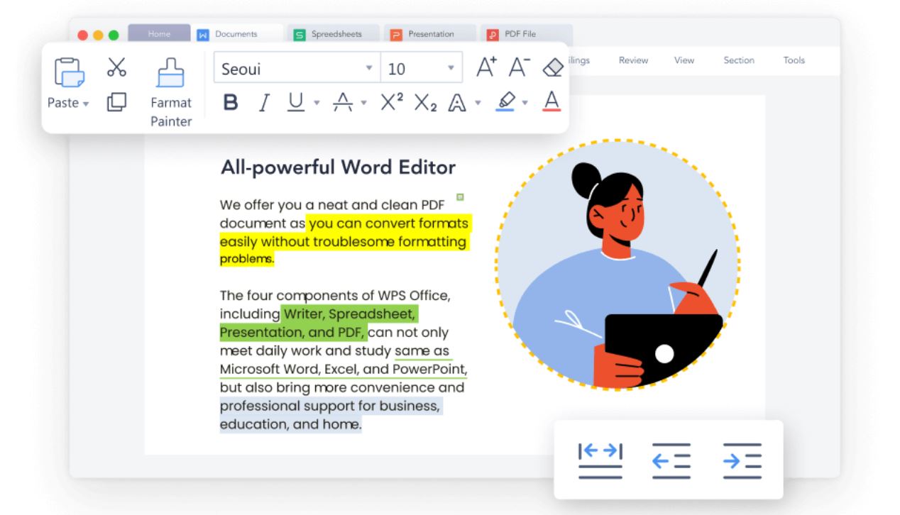 Text formatting and styling options