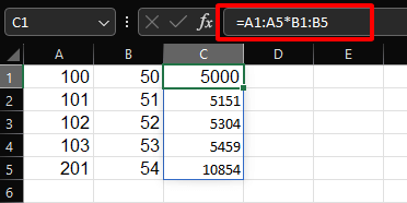 Apply Array Formula