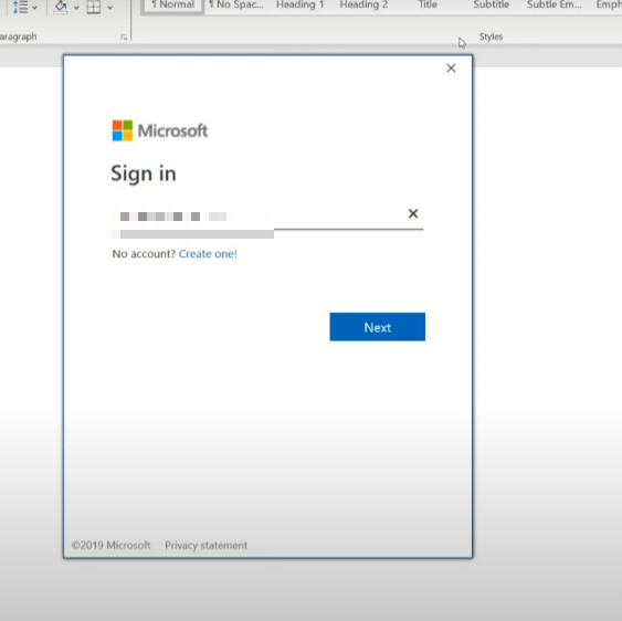 Sign In Microsoft Account