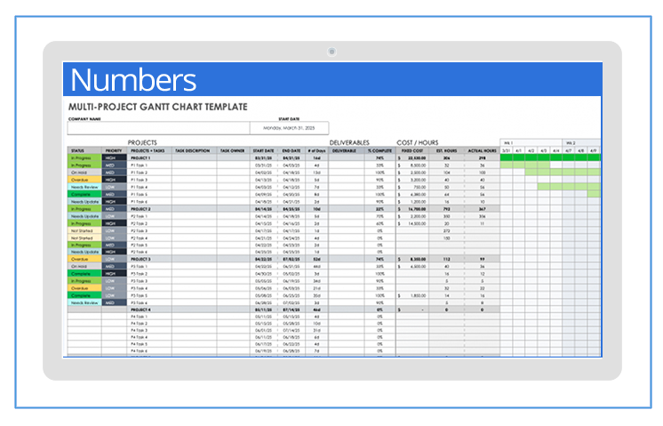 7 Best Apple Numbers Templates Free Download 2025 | WPS Office Blog