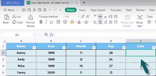 Change Date Format In Wps Office