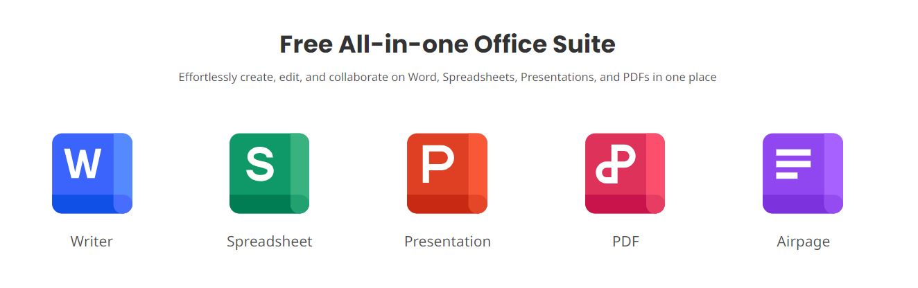 Free all-in-one Office suite