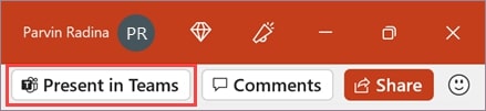 Sharing Powerpoint presentation as a link in Teams