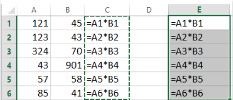  Copy converted text-formulas