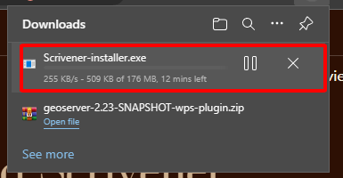 The installer file