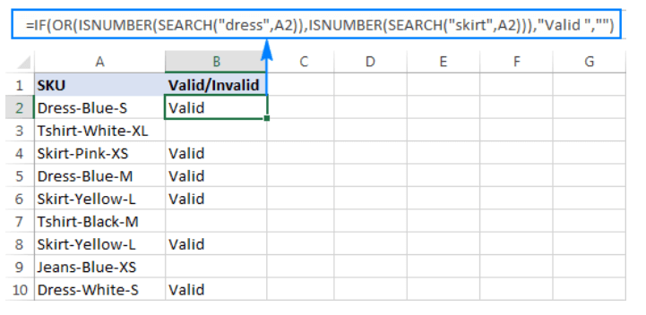 Searching for Multiple Text Strings - excel contains formula in wps office