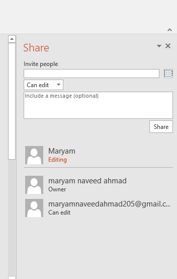 list of users with editing access