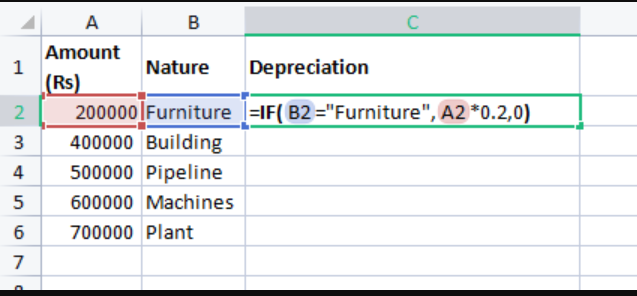 Copy the Formula in Excel