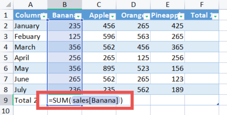 Utilizing Mix Reference in Excel
