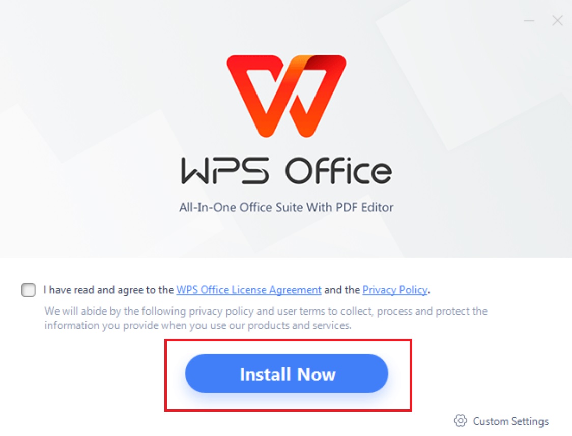 Install now WPS Office