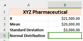 WPS Office Probability Density Function.
