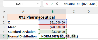  WPS Office Normal Distribution Function
